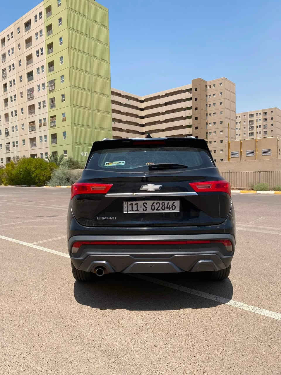 سلام عليكم شوفرليت كابتيفا 2023 وارد خليجي
ماشيه 79500km

بيها ضربه خفيفه بالباب الخلفي و معدله بارد 

سياره برايمر اعلى فئة فتحة جام اوتو 

تخم تايرات جديد

محرك 1.5 

السياره نظيفه كلش و مرتبه 

ب 155 ورقه و بيها مجال

الي يحب يتواصل ***********

مكاني بغداد شارع فلسطين
