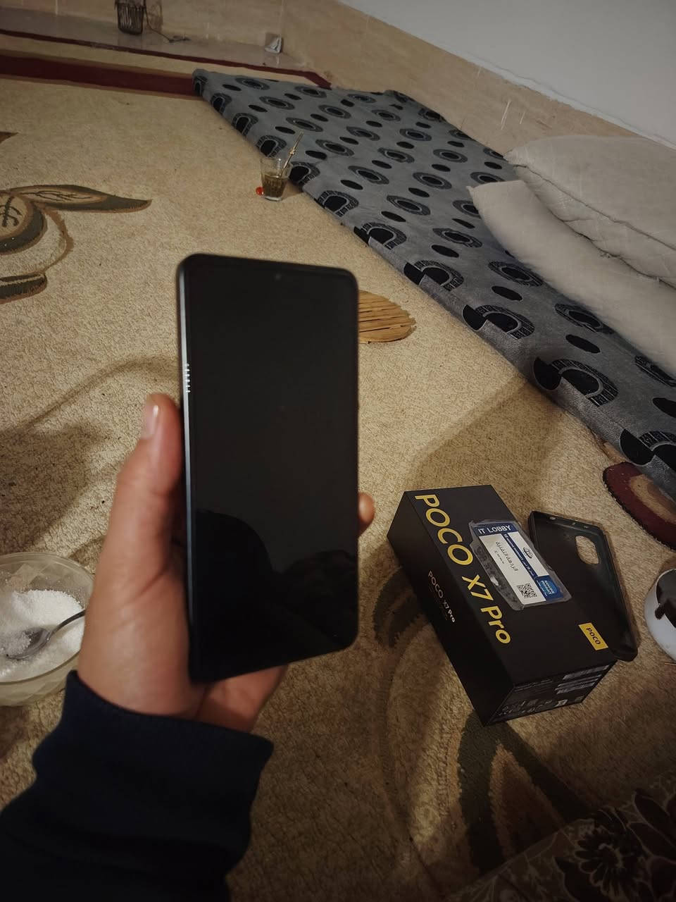 للبيع شاومي بوكوx7pro ذاكرة512 ذاكرة عشوائية24 لون اسود مابيه ولاشخط ولاعذر اخو الجديد غير مفتوح كامل الاغراض الاصلية مع ضمان18 شهر وفاتورة الشراء السعر 350الف دينار قفل


**إذا كنت صاحب هذا الإعلان وتريد حذفه لأي سبب، رجاءا أرسل رسالة إلى الدعم الفني**