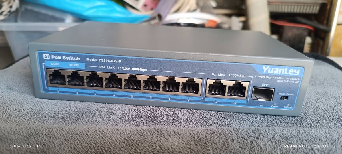 poe switch 11 port 120W   الف45 للبيع سعره


**إذا كنت صاحب هذا الإعلان وتريد حذفه لأي سبب، رجاءا أرسل رسالة إلى الدعم الفني**
