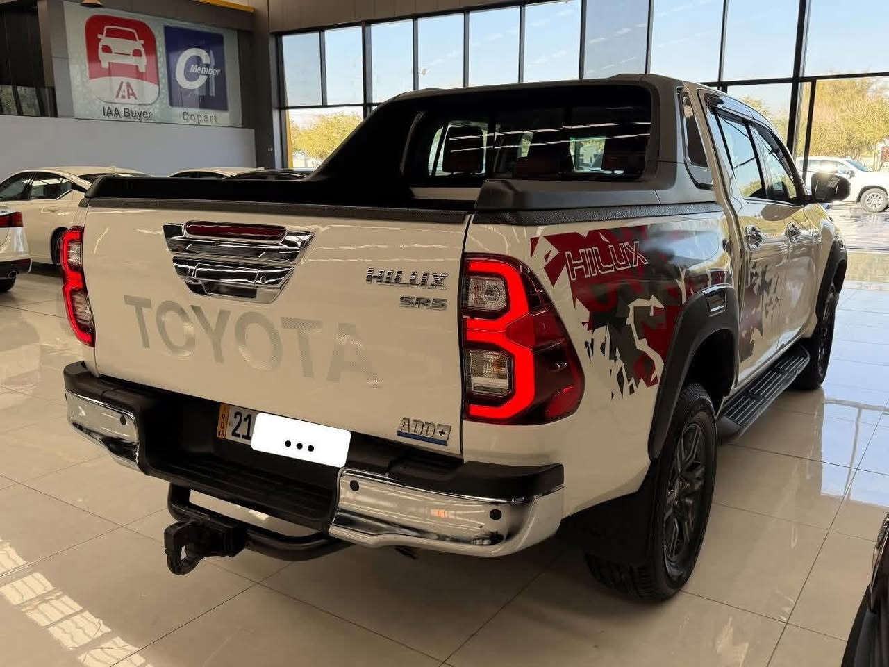 هايلوكس TRD 2021 شركة ساز محرك 6سلندر
بي شوى ملاحضة سونار موجود ماشى 166 الف
رقمها السليمانية بشرط تحويل و غرامة 
سعرها 318$ ورقا بى مجال قليل 
عنوان قضاء كلار شارع المعارض 
***********
