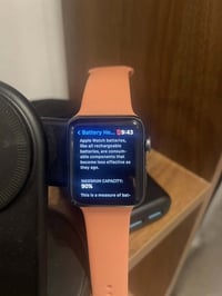 ساعة ابل • الجيل الثالث • بطارية ٩٠٪