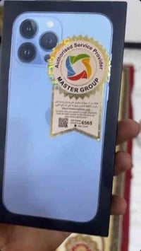 ايفون 13 بروماكس بطارية مستبدله 100‎%‎ وظهر بي كسر صغير الجهاز ذاكرة 2...