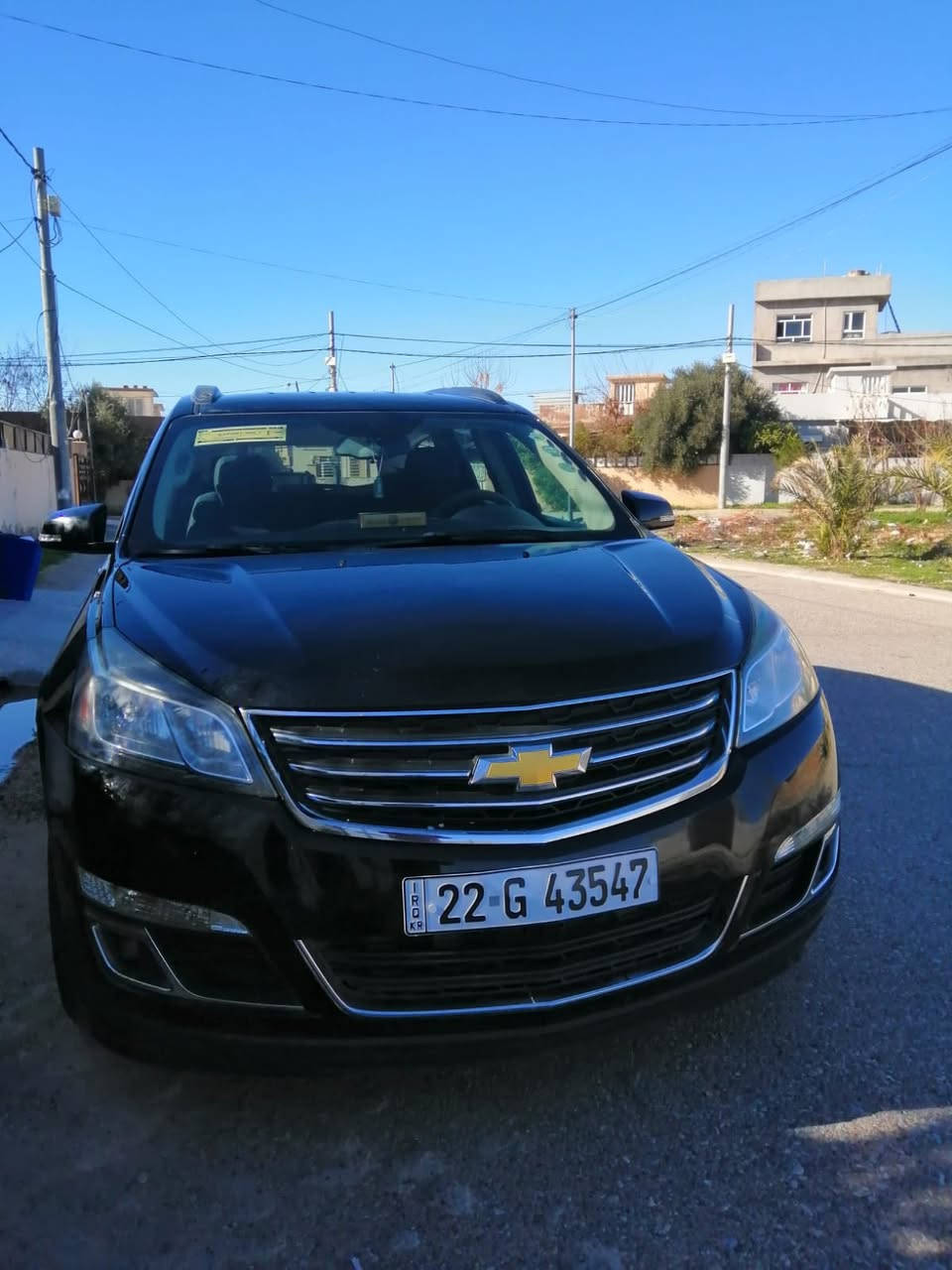 السلام عليكم شوفرليت ترافرس 2017 LTكلين محرك وكير كفاله مكان السياره اربيل تحويل مباشر للبيع او مراوس باقل 
السعر 170 ورقه 
***********
