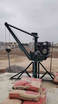 تصعيد كافة أنواع المواد من طابق 1 ال طابق 10 رفع كل المواد سمنت رمل طا...