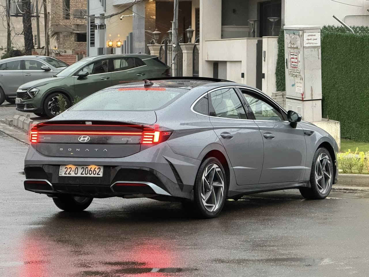 لون ( سمنتي) بيع او مراوس 
سوناتا موديل 2024   الشكل الجديد
فول 1/1 sel بنوراما 
مكينة 2.500
‏HYUNDAI SONATA 2024  
🔴. = بدون دواخل
   صار بيها صبغ  بالجاملغ الخلفي 
شي بسيط بتكمة 
شواصي لغود مكفولة عالفحص ابيع  
الايرياكات راجعة سستم
🔴سياره رقم اربيل فحص وهزه جديد  تحويل مباشر
🔴 بنوراما على طول السقف 
مكينة 2.500 طيااررره 🚀🚀
مواصفات راح اذكرهن 
بصمة دخول ذكي  
شاشة ع طول الدشبول 
تحكم ستيرن 
رادار امامي معا تحديد مسافة سيارة كدامك 
رادار خلفي 
رادار جانبي 
اوتو ستوب خلفي 
اوتو ستوب امامي 
شفتات ستيرن 
كشنات كهرباء وفول ايرباك 
كشنات تدفئه 
كير تعليك 
شحن لاسلكي 
حساس فتح جنطة الخلفية 
تشغيل عن بعد 
نظام خروج عن المسار 
نظام قيادة ذاتيه 
تبريد منفصل قطعتين امامي 
جامات اوتو 
نظام اوتو هولد مال ازدحامات 
هندبريك بصمة 
انظمة قياده سبورت ونورمات وكمفورت  وايكو 
كاربلي يدعم كافة الانظمة الهاتف 
دبل كزوز 
كامرة خلفية دوارة
دشبول كاربون فايبر 
كشنات ودشبول وبيبان لون سموك 
ويلكب حجم ١٨انج
تايرات بلادية عليها 
بجم زنون 
لد ع طول البجم 
لايتات اوتو 
نقط عمياء 
مراية داخليه تعتيم تلقائي 
شاشة تبريد تحكم كله لمس 
🔴مكانها بغداد  . المنصور
🔴السعر 210  ورقة 
صور الحادث موجوده بالمنشور 
🔴رقم الهاتف :  *********** 
واتساب او الاتصال عالرقم

