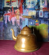 قوري نحاس • صينية تعليق ٥٠سم • صينية ٤٠سم هندي