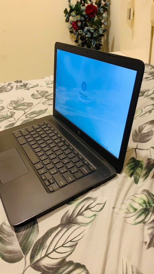السلام عليكم 
لابتوب hp سلم حديث للبيع 
نضام كروم بوك 
سعه البطاريه 6الف ملي امبير 
شاحن حديث تايبسي يدوم 4 ساعات 
حجم شاشه 14 انج 
محموديه حي السلام 
***********
