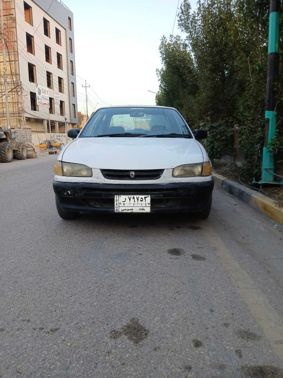 كورلا ٩٧ كيرمكينه حداديه تبريدتخم تايرباتري جديد٣قطع صبغ سعر٤٦ بيه مجال مكان سياره كربلاء رقم ‏‪***********‬‏
