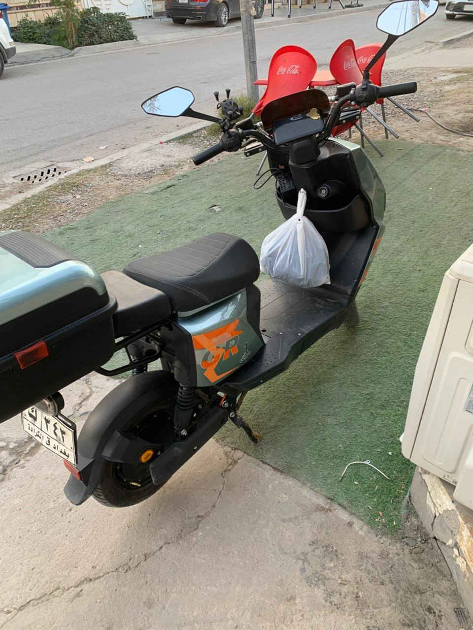 دراجه شحن جديده كلش 5 بطاريات كبار 3 سرع مثبت سرعه السعر 400 وبيه مجال مكاني بغداد للاتصال *********** قابل للمراوس
