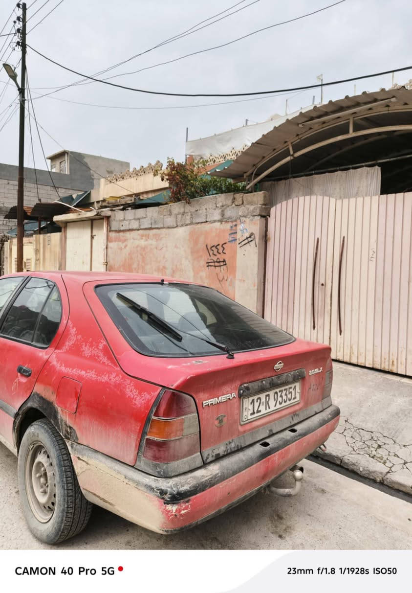 السلام عليكم نيسان بريميرا لبيع موديل 1992 سيارة كدام العين ناقصها بس دبلات طخم جديد خلفي امامي تايرات فوق النص باتري جديد محرك 20 قطارة مال بانزين كير ومحرك شرط.جامات كهرب تنتئ كهرب رقم نينوئ دولي جديد سيارة صاحبها يحول شرط التحويل السعر 33 وبيها مجال قليل وترهم مراوس بتكسي المراسلة عل خاص او الاتصال عل الرقم ***********
‏مكاني موصل
