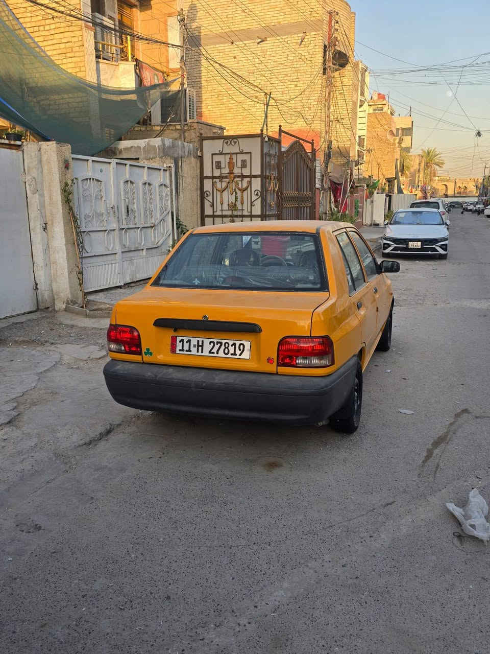 السلام عليكم 
سايبا 
موديل 24
رقم بغداد انكليزي هيئة غرامات مصفره 
منضومه غاز سياره خير من الله جاهزه 
ب 66 وبيها مجال مكاني شعب حي اور 
***********
