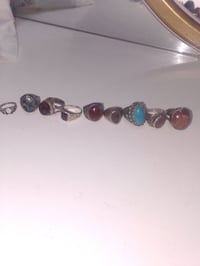 خواتم ٦ • فضة • ٣ عاديات