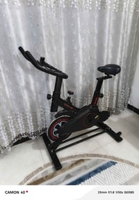 بايسكل رياضه يحمل لحد 100 كيلو نضيف جدا مستخدم سبوع فقط للببع السعر 10...