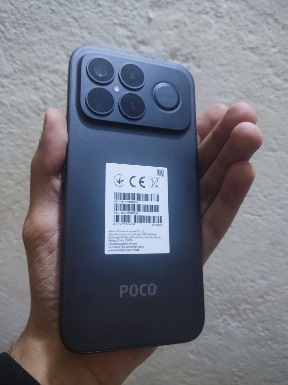 بوكو f8 ultra 
جهاز جديد بعده بالباكيت

استخدام ايام معدودة وصله الشراء موحود و مذكور بيه التاريخ

ذاكرة 512

كامرة 50 ميغابكسل

شاشة امولد

نسخة العالمية ومن سلسلة متاجر جبال زون

ضمانه 18 شهر من الوكاله
 سعره بمليون وبيه مجال للتفاوض 

للبيع من البصرة رقمي ***********
