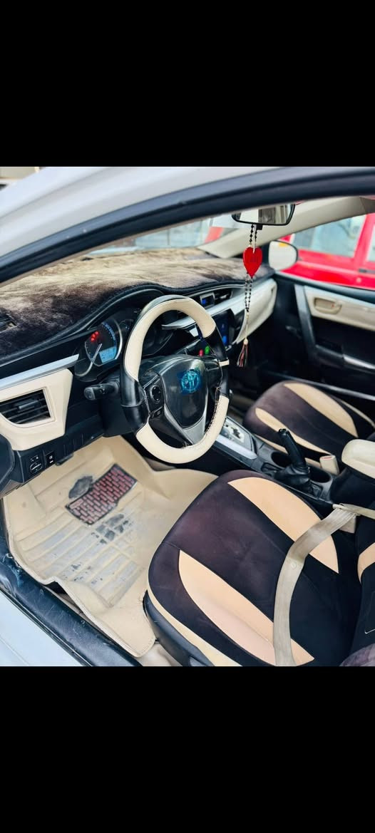 السلام عليكم 
كورلا موديل 2016 خليجي سنوية 2029  رقم سليمانية شرط التحويل رقم جديد كير محرك مكفول دبلات درايم شفتات طبلات راس رواط  كله جديد سياره بدون نقص تحكم ستيرن جهة وحده شاشة اندرويد كامره خلفية  سياره خير من الله مناقصه شي  ترايه وين ميعجبك وسعره مناسب 126 وبيه مجال مكانه ديالى خانقين وهذا رقمي 
*********** موجود واتس
