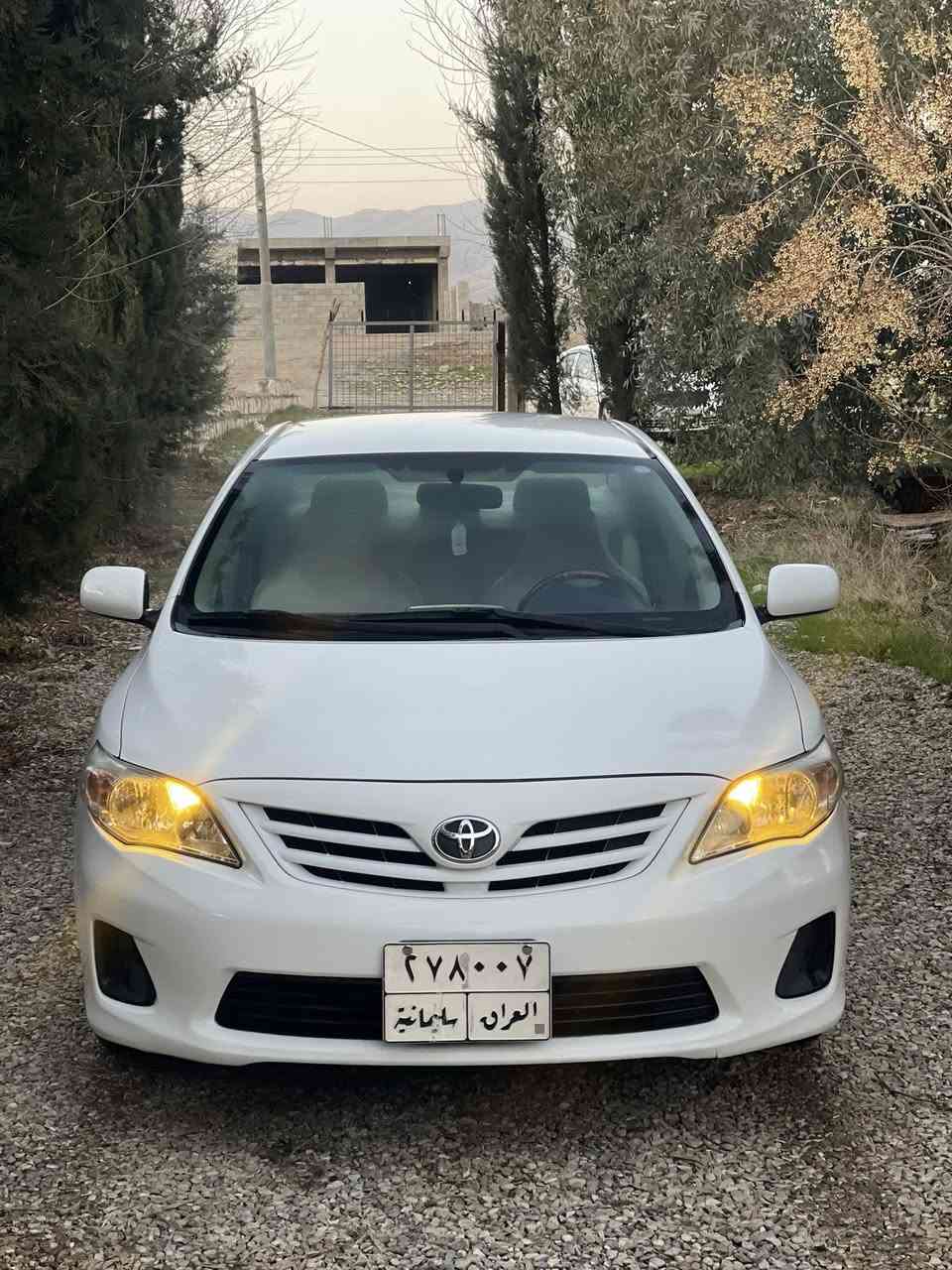 سەرەتا بەناوی خوا
تۆیۆتا کرۆلا 
مۆدیل 2013
مەکینە بچووک
سپی بەفری 
یەک چەمەلەخی پێشەوەی بۆیاخە بێ ناوگرتن
رۆن و بانسی تازە گۆڕدراوە
چوار تایەی لۆکی لەژێرە
نمونەیە لەجوانی و پاک ماوەتەوە
گێرومەکینەی بەشەرت برغوی بانەدراوە
تەحویل و غرامە بەشەرت 
سۆنەریم داناوە
سعری ۱۳۲ مەجال
٠۷۷٠۱۲۹۲۱٦۹
