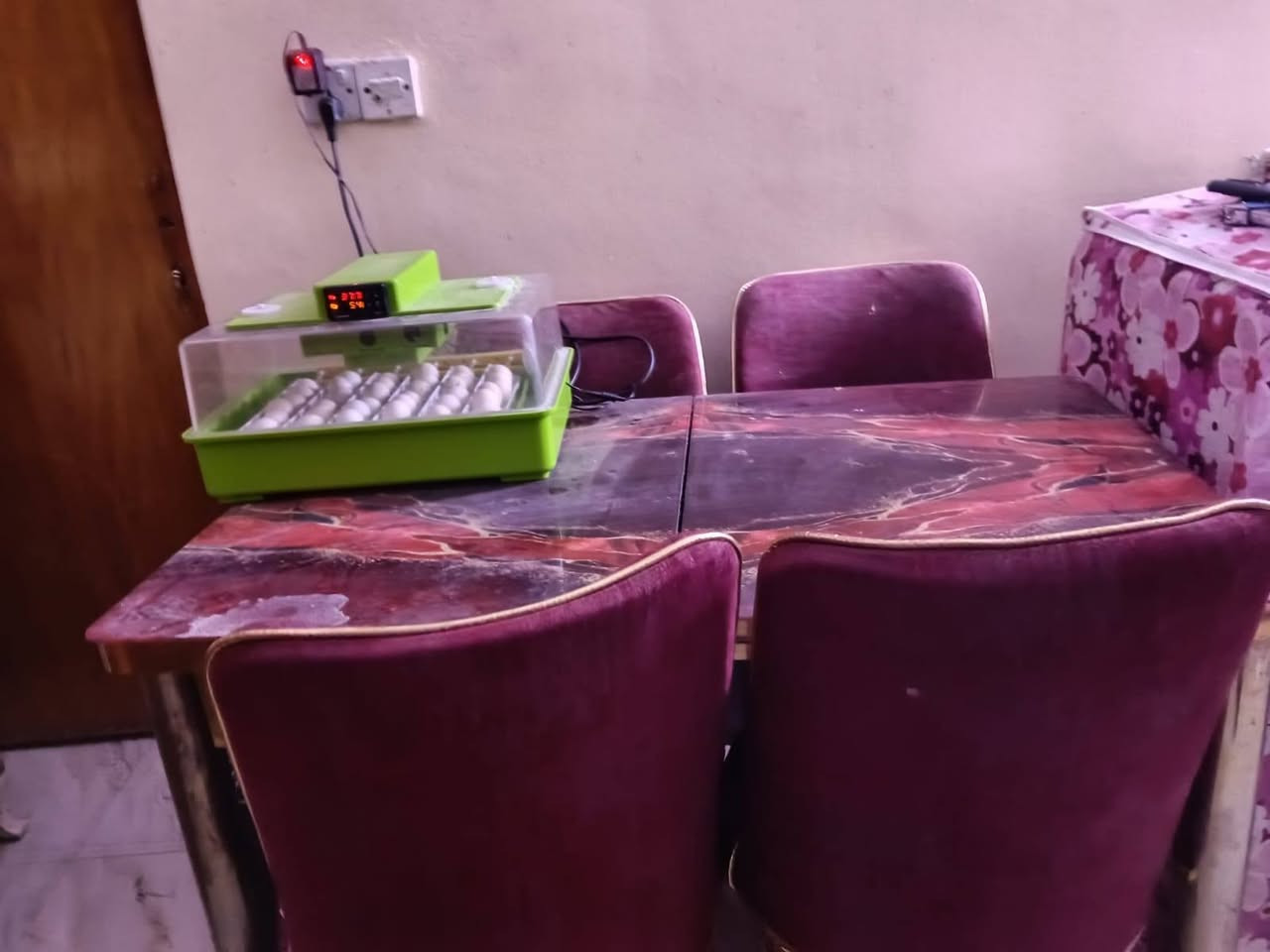 ميز طعام للبيع 🛋️✨
السلام عليكم.. معروض للبيع ميز طعام مستعمل بحالة نظيفة جداً كما موضح في الصور.
📌 التفاصيل والمعاينة عبر الصور المرفقة بالمنشور.
📞 رقم الهاتف للتواصل: 
الأحمر 125
الأبيض ب 100
متواجدين للرد على استفساراتكم.


**إذا كنت صاحب هذا الإعلان وتريد حذفه لأي سبب، رجاءا أرسل رسالة إلى الدعم الفني**