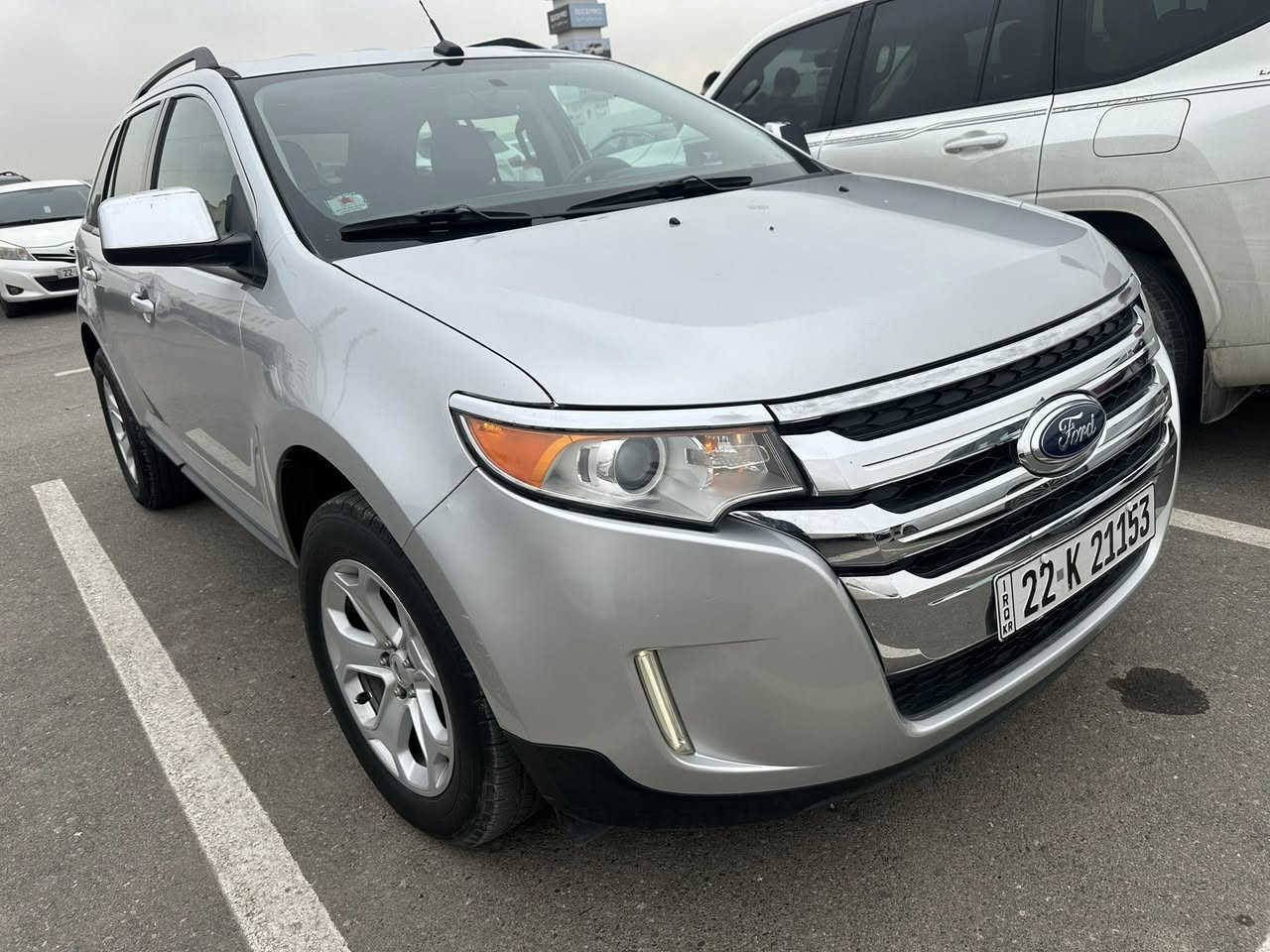 فورد ايدج ٢٠١٢ شركه نيفا بيها قطعه ونص صبغ رقم سنويه جديد مكان ***********&*********** اربيل
