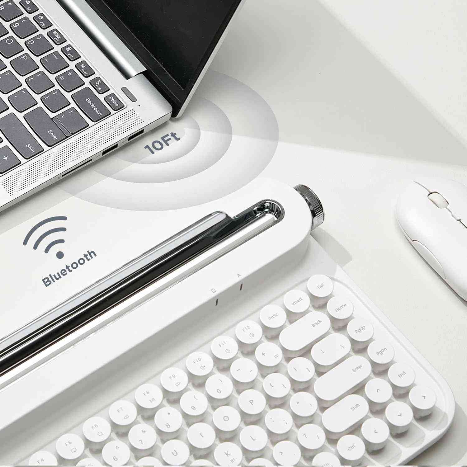 يا عشاق الأنتيكة والأناقة.. جبنا لكم "البيانو" اللي راح يخلي أصابعكم ترقص! 🎹❄️

هذا الـ YUNZII ACTTO B305 مو مجرد كيبورد، هذا "قطعة ثلج" ومدللة راح تخلي مكتبك يصير قطعة من باريس. 🐣✨

- شي ما مطروق: تصميمه "رايبرايتر" (آلة كاتبة) يرجعك لأيام زمان بس بنظام بلوتوث يربط على 3 أجهزة سوة. صوت الدكم يخليك تحس نفسك "كاتب عدل" أو وزير كاعد يوقع قرارات مصيرية! 🏛️🤯
- ينطيك هيبة بدون تعب: بيه مسند (Stand) داخلي يشيل التابلت والموبايل مالتك، يعني تدرس محاضراتك وتكنك وتجاوب عالخاص بآن واحد وكأنك "أخطبوط" محترف. 🐙📱
- يخليك محترف غصب: اللون الـ Snow White ينطي نظافة وكشخة للمكان، ويخليك تشتهي تخلص شغلك أو دراستك بس حتى تدوس على دكماته "المدللة".
- ليش يفيدنا؟ لأن بطلابنا وجماعة الأونلاين يحبون الترتيب، وهذا الكيبورد يخلي "المحاضرات الطويلة" تمر برمشة عين وبدون ملل الوايرات. 🇮🇶💪

السوق مولع والقطع تمشي أسرع من حرارة الصيف! 🔥 تريد تحول مكتبك للوحة فنية؟
اكتب "تم" أو "Tm" هسة بالتعليقات وندزلك السعر اللي يبرد گلبك عالخاص! 👇📩

YUNZII ACTTO B305 Wireless Typewriter Keyboard
کیبۆردی بێتەلی یەنزی ئاکتۆ B305

Keywords:
YUNZII, ACTTO B305, Retro Keyboard, Typewriter Keyboard, Wireless Keyboard, Bluetooth Keyboard, Aesthetic Setup, Snow White, iPad Keyboard, Tablet Stand, Office Decor Iraq, Student Gear, Baghdad Tech, Erbil, Basra, كيبورد بلوتوث, آلة كاتبة, كيبورد ايباد, ترتيب مكتب, اكسسوارات كمبيوتر, هدايا بنات, دراسة, كشخة, سوق مريدي, تكنولوجيا. أربيل, العراق


**إذا كنت صاحب هذا الإعلان وتريد حذفه لأي سبب، رجاءا أرسل رسالة إلى الدعم الفني**