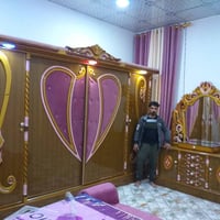 نجارة امير رماحي غرفه ٦ابواب سلايت شغل تزكام وجه أو كفه صاج ٥ملم صبغ ح...