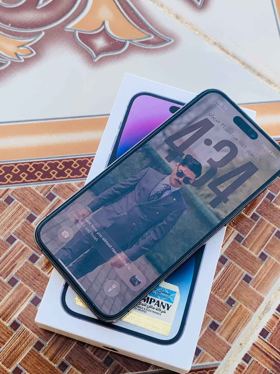 النشر:
✨ عرض للبيع: آيفون 14 برو ماكس (iPhone 14 Pro Max) بحالة ممتازة جداً ✨

 الموديل: iPhone 14 Pro Max
 اللون المميز: بنفسجي عميق (Deep Purple)
 المساحة التخزينية: 256 جيجابايت (GB 256)
 نسبة صحة البطارية: 80% (الحد الأقصى للقدرة)
 حالة الجهاز: نظيف جداً، شاشة ونظام سليمين تماماً كما هو موضح بالصور، مع العلبة الأصلية.
 دعم الشرائح: يدعم شريحتين (Dual SIM).
رقم الهاتف 

***********
