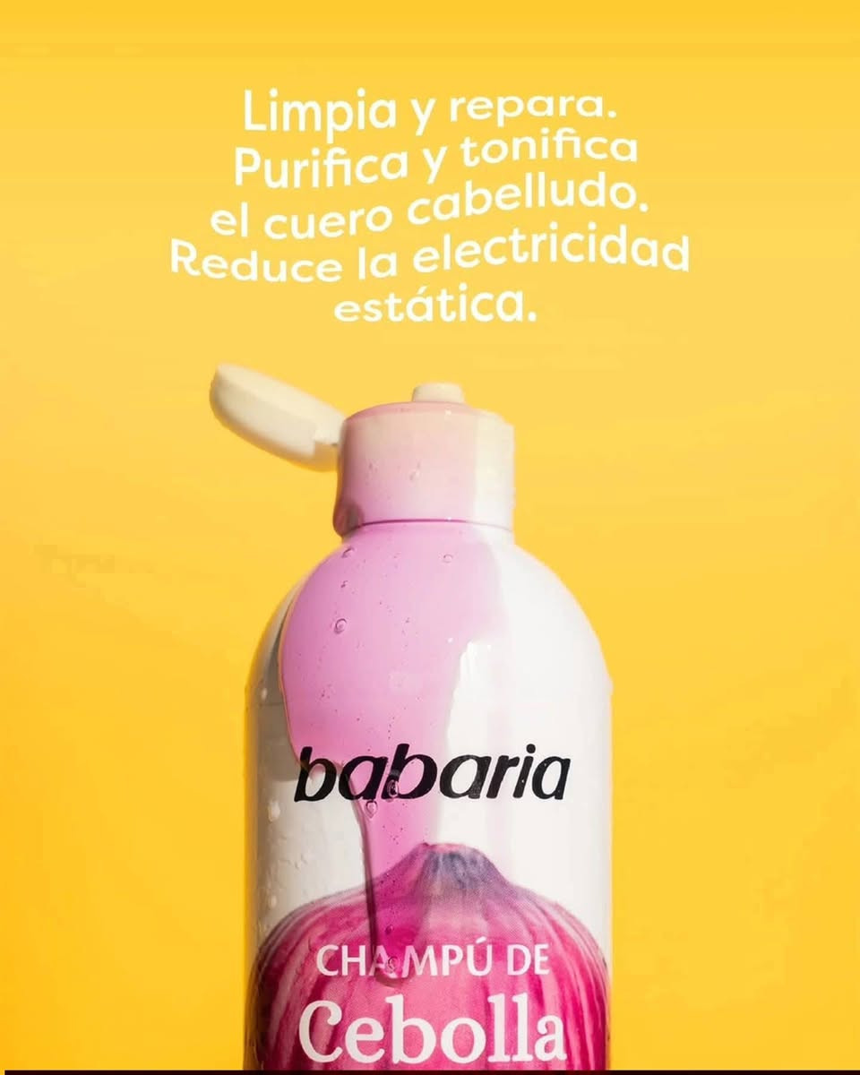 شامبو شركة #باباريا الاسبانية  شامبو طبيعي نباتي خالي من مواد السولفات 
 
شامبو الشعر بالبصل مضاد للأكسدة يقوي الشعر بدون رائحة البصل ⚕️
مستخلص البصل غني بالفلافونويد ومركبات الفينول 
 يمنحه خصائص مضادة للأكسدة ومنقية 
يساعد على تحفيز نمو الشعر وحماية لون الشعر
 خالي من البارابين 
بيحافظ على شعرك من التساقط و التقصف و يعطي لمعان و نعومة ⚕️☘️
تطويل و تكثيف للشعر 
يساعد في جعل الشعر ينمو اسرع و اقوى 
تقوية الجذور ويعزز نمو الشعر ⚕️☘️ حجم العلبه 380 مل✡️✡️⚛️
متوفر عند  /لمسه رويال للعناية بل شعر والبشره ٠
🌹🍀


**إذا كنت صاحب هذا الإعلان وتريد حذفه لأي سبب، رجاءا أرسل رسالة إلى الدعم الفني**