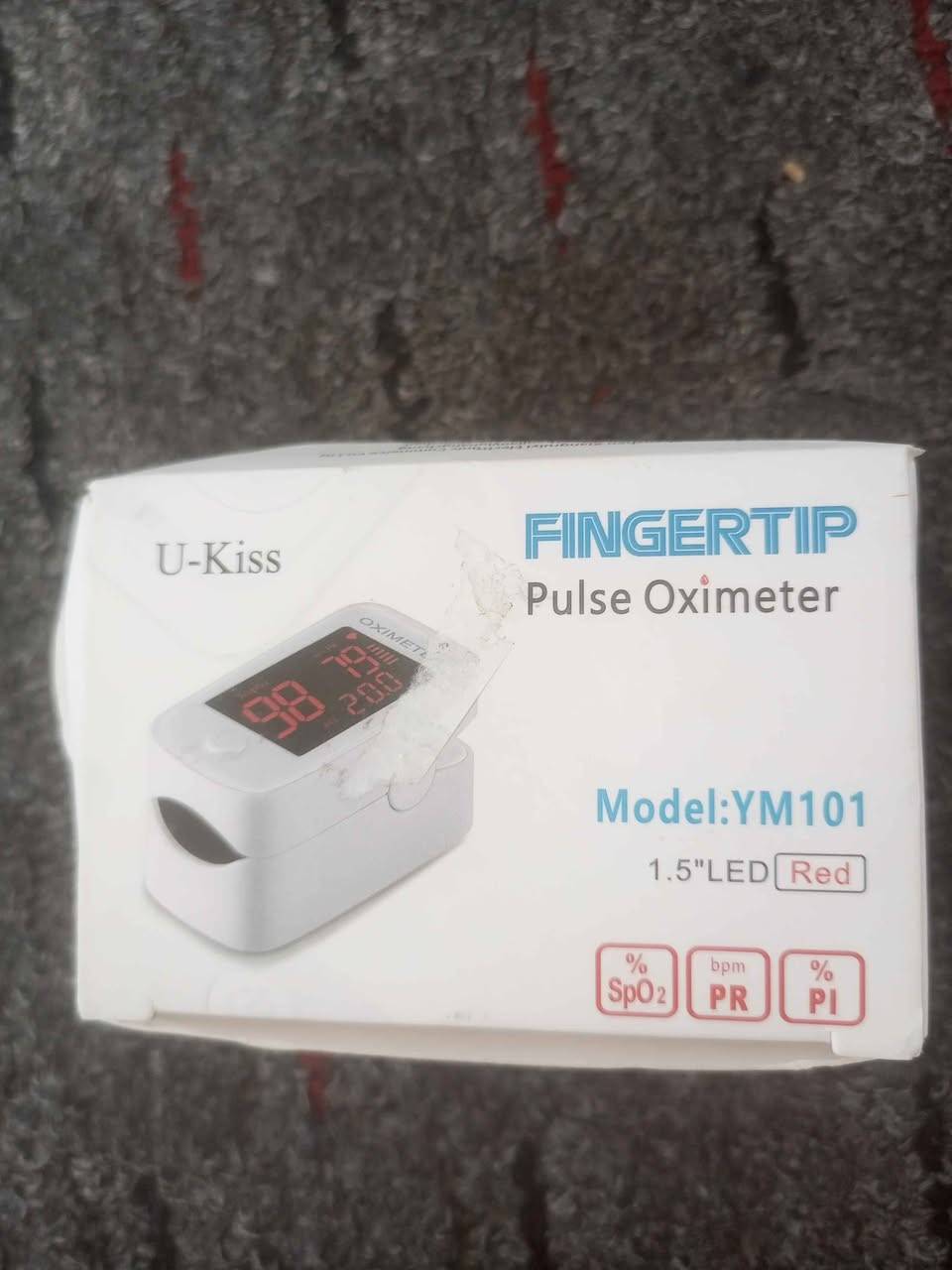 هذا المنتج هو جهاز قياس نسبة الأكسجين في الدم (Pulse Oximeter) من ماركة U-Kiss، طراز YM101. 
المميزات: شاشة LED بحجم 1.5 بوصة.
الوظيفة: يقيس تشبع الدم بالأكسجين (SpO2) ومعدل ضربات القلب (bpm PR).
المؤشرات: يعرض أيضًا مؤشر التروية (PI). دهوك, العراق


**إذا كنت صاحب هذا الإعلان وتريد حذفه لأي سبب، رجاءا أرسل رسالة إلى الدعم الفني**