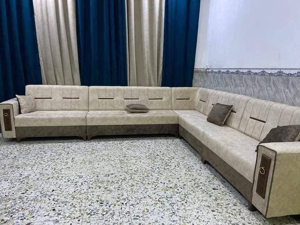 الدقه والامان  كل هذا وبأنسب الاسعار

♥🥰
ديوان ستندر 10 مقااعد
 شغل مضبوط  
قماش قديفه جكور 
الهيكل جام روسي
الضهر  مضغوط
المقعد بلوك فقط 

المتر 75

#ديوان  10 مقاعد ب 350
............................................... 
#ديوان  9مقاعد  ب  325
.........................................
#ديوان   8 مقاعد ب  300
.........................................
#ديوان  7 مقاعد ب  275
.........................................
#ديوان  6 مقاعد ب  250
................................................ 
#ديوان 5مقاعد  ب225

قياس المقعد 50صافي و 70لحد الحايط 

سعر المتر 55 بالنسبه للقياسات الخاصه
#سعر المتر 55الف للمتر الواحد

#الاضافات
قماش كتان اضافه 30
وتر برو 50
#اذا كان الطلب بلوك بلاويد للضهر والصفاح بدل المضغوط اضافه 100 الف 
رجل نيكل 20
#سعر كوشات الوحده 2500

#طبله ب 25 الف قياس 50/50
#التوصيل داخل بغداد مجاني 
اطراف بغداد 15 
مده التوصيل  بغداد   ثاني يوم محافظات  4ايام


**إذا كنت صاحب هذا الإعلان وتريد حذفه لأي سبب، رجاءا أرسل رسالة إلى الدعم الفني**