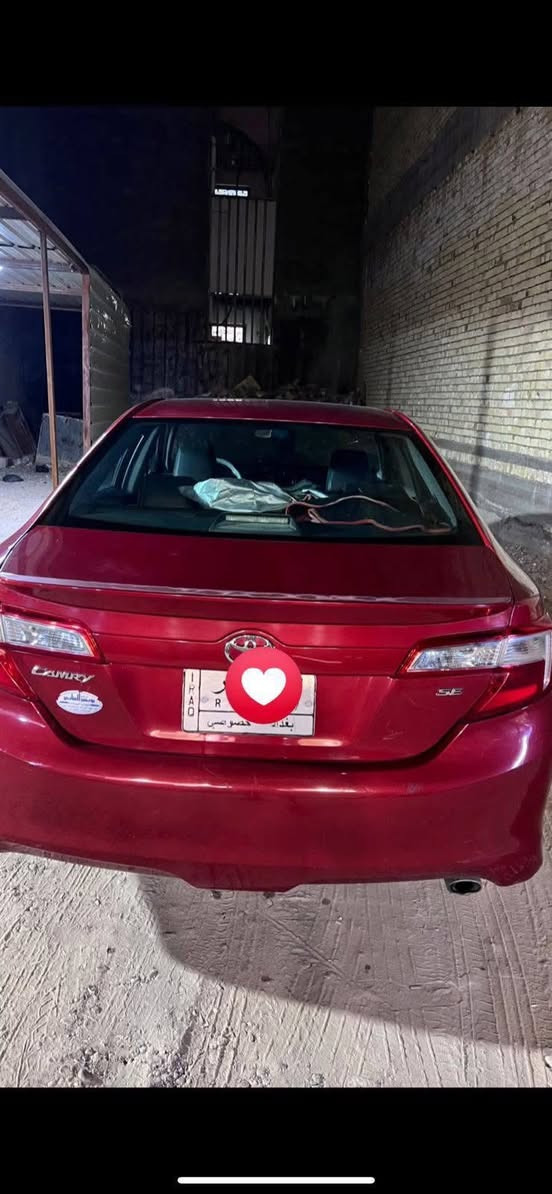 السلام عليكم.
كامري موديل ١٢
وارد أمريكي 
ضرر جاملغ ايمن فقط 
مواصفات se
ماشيه ١٢٧
رقم بغداد 
العنوان بغداد الدوره 
للبيع او امراوس 
***********
