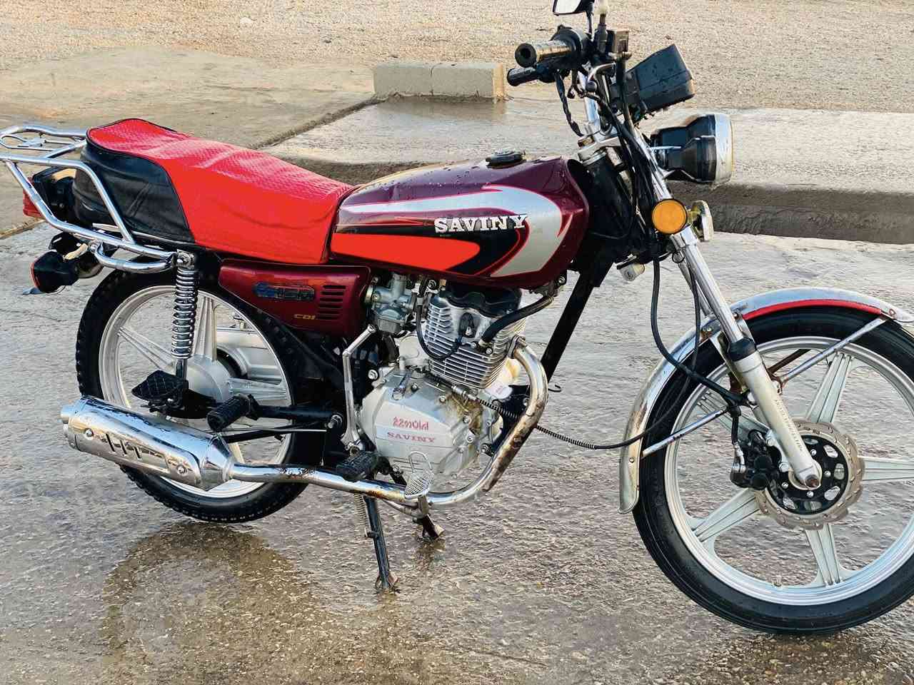 السلام عليكم 
ماطور ايراني موديل 2021 ما ناقصه كلشي محرك وكير مكفول نشاط فول نكره سلف كهربائيات كلها شغاله تواير جديده باتري جديد السعر 545 وبي مجال للاتصال ***********
