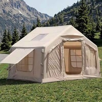 خيمه نفخ قياس الطول3 متر والعرض 2 متر ونص  تكفي 7 اشخاص  جديده غير مست...