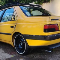 سيارة للبيع بيجو جيل اكس 405 مصفرة هيئه وغرامات بدون صبغ ولا ضربة بلاد...