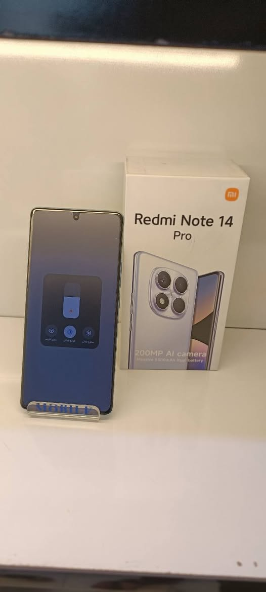 Redmi Note 14 Pro 4G للبيع
🔥 نظيف جداً – استخدام (شهر)

💾 سعة التخزين:256 

💾الذاكرة العشوائيه 12+6 (18)

📸 كاميرات احترافية (200 Mp)

⚡ أداء قوي بمعالج helio g100 ultra

🔋 بطارية ممتازة (5000)

🔋يدعم الشحن السريع (صحة البطارية 100%) 

📱 الشاشة AMOLED ( الحجم: 6.67 إنش) ألوان واضحة وسطوع عالي.

📦 الجهاز مع أغراضه كامله (كارتون +شاحنه+كفر)

💯 الفحص مضمون

💵 السعر 360الف  قفل

📍 العنوان: النجف الأشرف – حي ميسان

📞 الاتصال / واتساب: ***********
