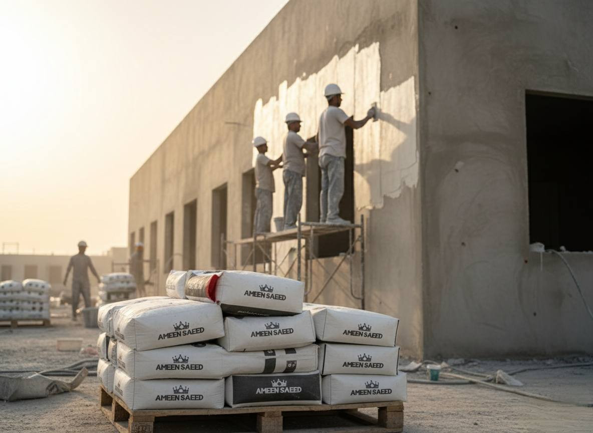 معمل أمين سعيد لإنتاج جص ، مادة لاصقة ،مادة طلس ، وغبرة حجر مطحون ***********
