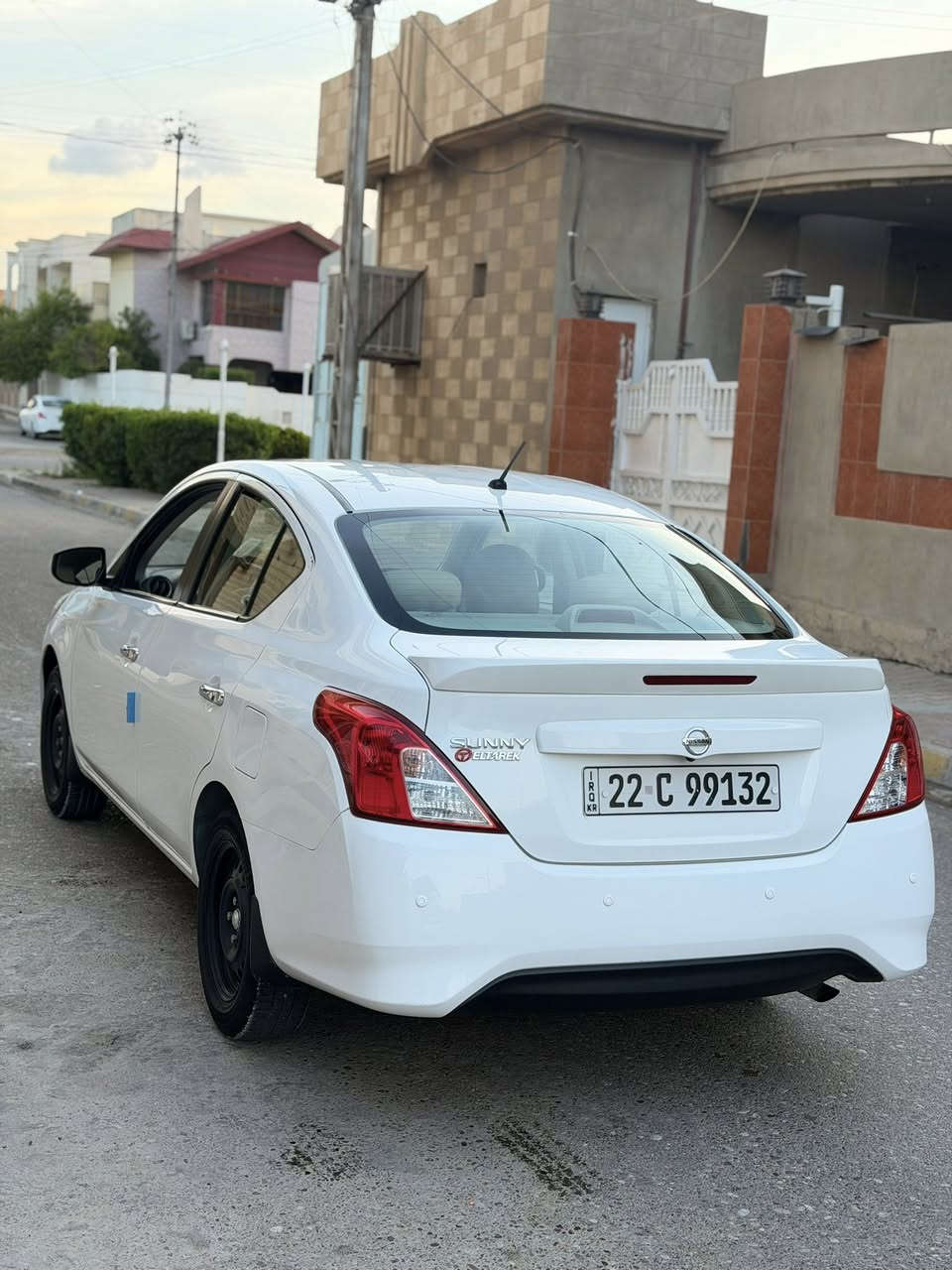 سلام عليكم
للبيع نيسان سني 2024
رقم اربيل 
سنويه هزه جديد
سياره مكفوله 
من الصبغ وبارد وفتح
بدون قطره صبغ
كير محرك كفاله
سعره 120 وبي مجال بسيط للشراي
مكاني كركوك 
***********
