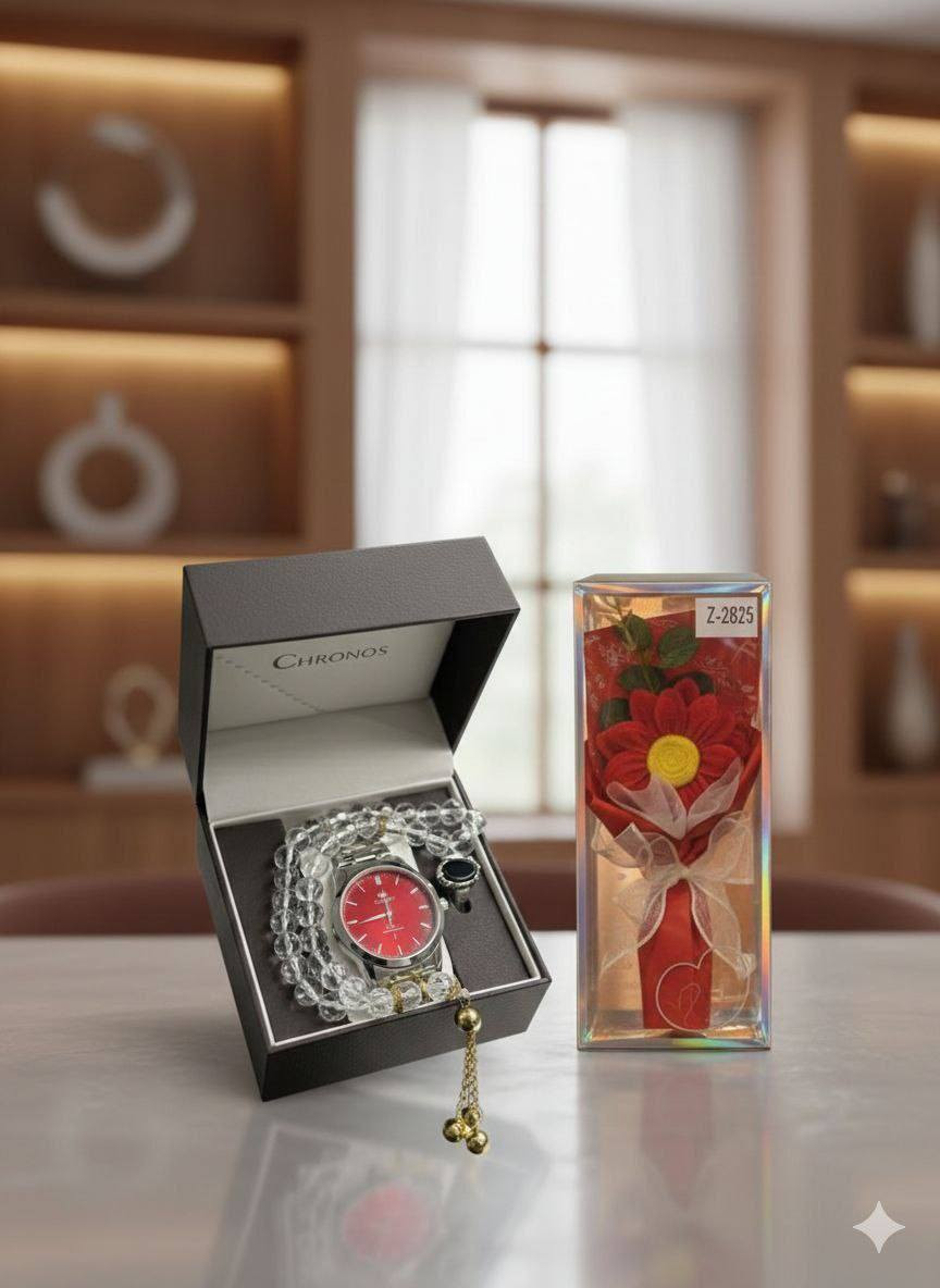 1، ساعه رولكس
2. محبس 
3. ⁠سبحه 
4. ⁠بوكس جلد
5. ⁠باقت ورد صناعي


**إذا كنت صاحب هذا الإعلان وتريد حذفه لأي سبب، رجاءا أرسل رسالة إلى الدعم الفني**