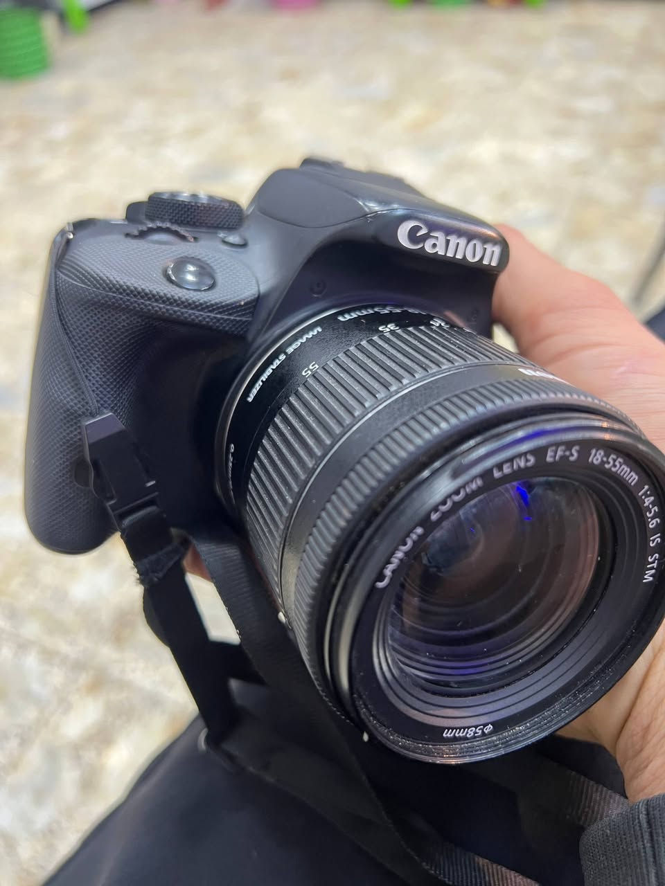 السلام عليكم كامره للبيع نوع كانون 1800
نضافه فوول السعر 600وبیها مجال رقم الهاتف***********
