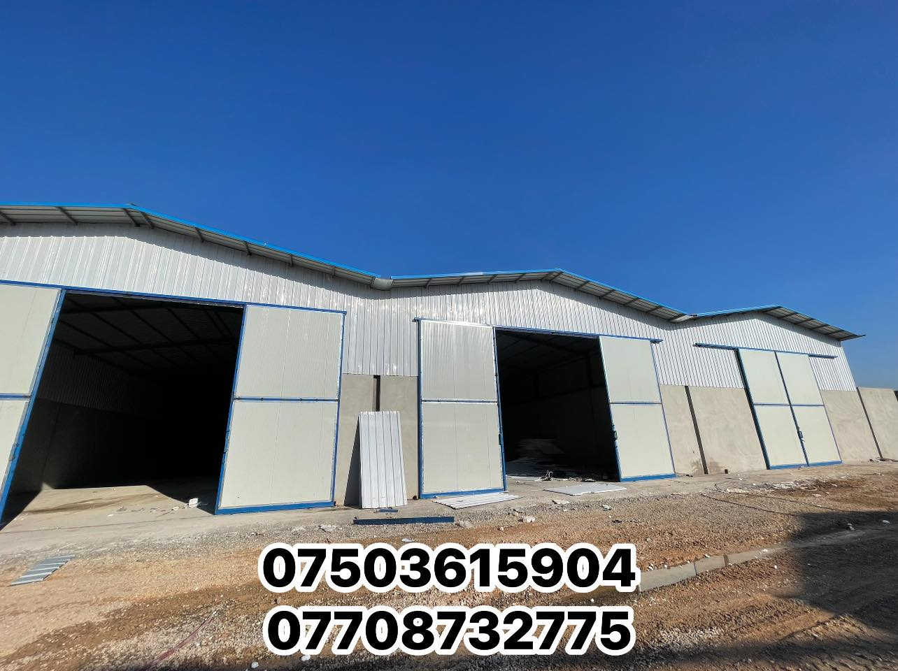 تم بحمد الله تنفيذ 7 مخازن صناعية (جملونات) في سهل نينوى (صناعة كوكجلي) 
وفق الأصول الفنية والمواصفات المتفق عليها..
التزام بالمخططات، دقة في جميع مراحل التنفيذ

▪️ خبرة ميدانية في أعمال الجملونات والمخازن الصناعية

📍 إمكانية العمل في جميع المحافظات العراقية
📞 للتواصل والاستفسار 

***********   
08732775‏077
