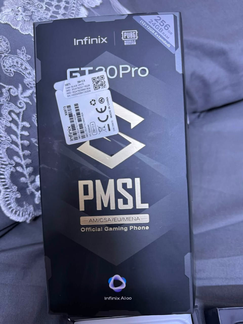 انفنكس GT 30  برو يغشل 120 فريم
مستعمل صاله 20يوم نضيف نسبه البطاريه 100

بكج كامل هوه والمبرد بعده ممفتوحه ملحقاته

السعر 400 

بغداد الدوره  رقم الهاتف ***********
