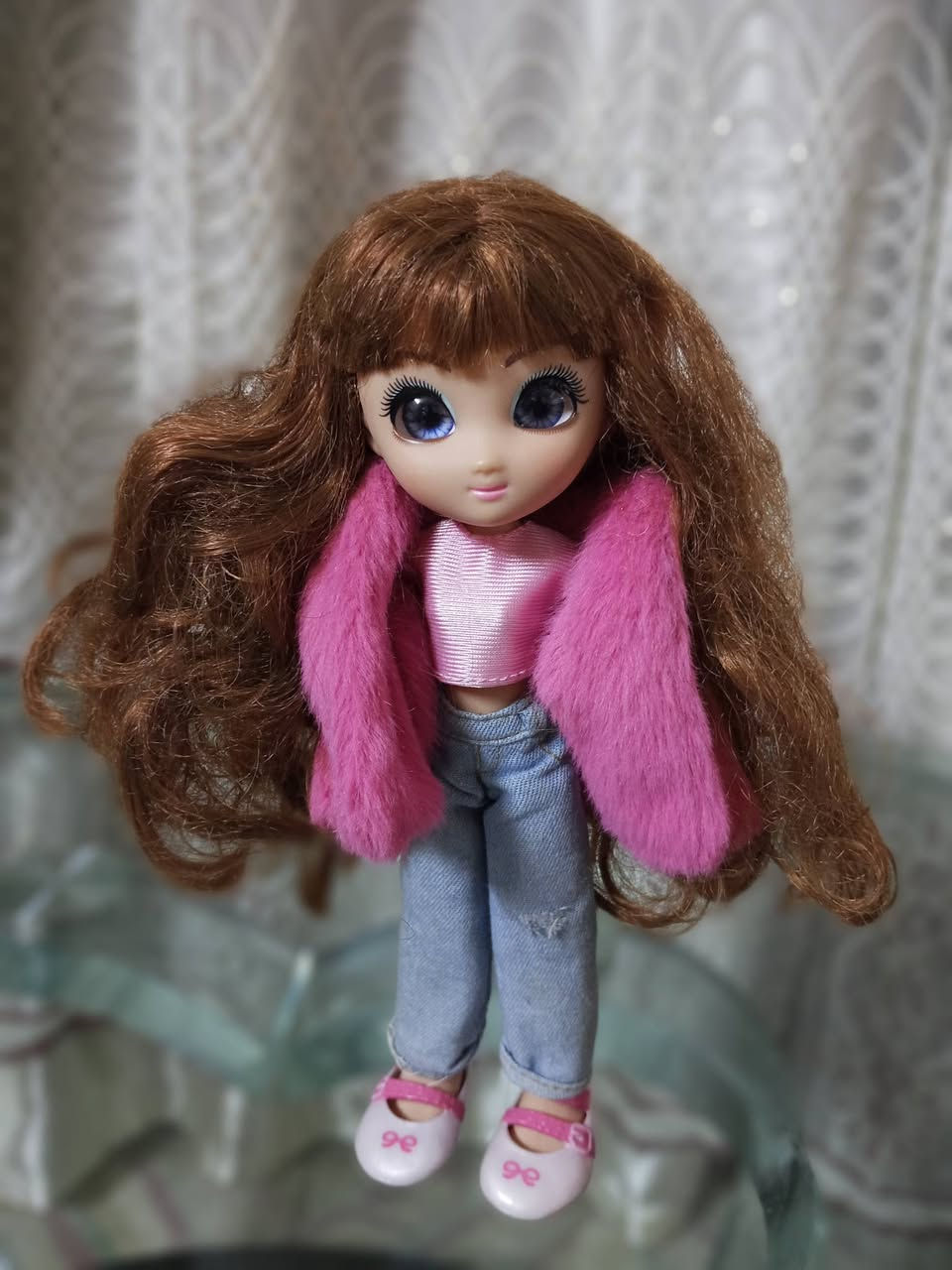 🌸✨ دمية صوفيا المميزة للبيع ✨🌸

🧸 دمية Sophia – Unique Eyes الأصلية
👀 عيون مميزة تعطي تأثير كأنها تتابع نظرك
💇‍♀️ شعر بني طويل وناعم قابل للتسريح
👗 ملابس أنيقة (جاكيت فرو وردي + بنطلون جينز)
📏 الحجم تقريباً 25 سم
⭐ حالة جميلة ومناسبة للعرض أو اللعب

📦 يتوفر توصيل بغداد والمحافظات


**إذا كنت صاحب هذا الإعلان وتريد حذفه لأي سبب، رجاءا أرسل رسالة إلى الدعم الفني**