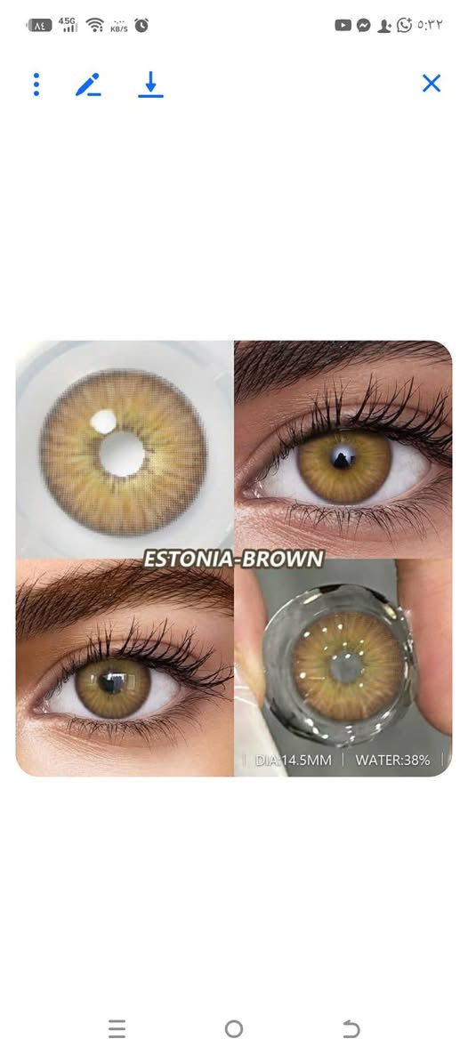 عدسات سنويه اصليه الوان طبيعيه
قطرها 2-14 تجي عدسات +ماي عدسات
سعر 20
توصيل 2000جميع المحافضات


**إذا كنت صاحب هذا الإعلان وتريد حذفه لأي سبب، رجاءا أرسل رسالة إلى الدعم الفني**