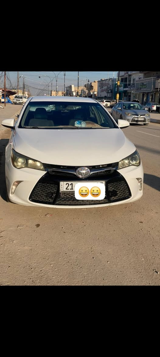 كامري SE
موديل ٢٠١٥ 
بدون ضرر فقط تعديل بارد بخشم الجاملغ الأمامي 
بدون ايرباك بدون داخل بدون شواصي 
السياره ما ناقصها شي كلشي شغال شرط
رقم سليمانيه بأسمي تحويل ثاني يوم
السعر ١٧٥ وقابل للتفاوض 
***********
المكان تكريت
