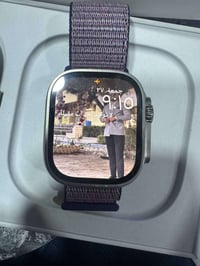 ساعه Apple Watch Ultra 49mm Titanium Green Alpine Loop (L) الموديل: A2...