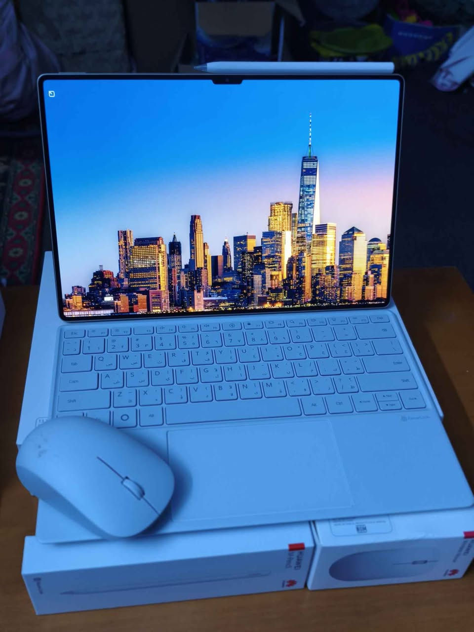 هواوي ميت باد برو 13.2 للبيع 

ذاكرة 512

كامل ملحقات قلم كيبورد وماوس وشاحنة 

مستخدم اسبوع

السعر مليون و150 قفل 

بيع فقط بدون مراوس 

عنوان ذي قار

مكلف بنشر 
 يوجد توصيل 
للحجز راسل الصفحة 
واتساب *********** بغداد, العراق
