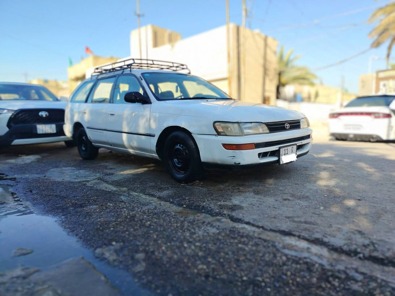 كورلا ستيشن 93 رقم بغداد نكليزي.                                سنويه 27السعر 48 وبيه مجال                                                  كير محرك مكفول محرك 1800                                                 شاشه  كهربائيت شغاله كله                                                 دبلات خلفي مو ورك                                                                    سياره جاهزه مال بيت                                                    مكانه بغداد بلديات ***********
