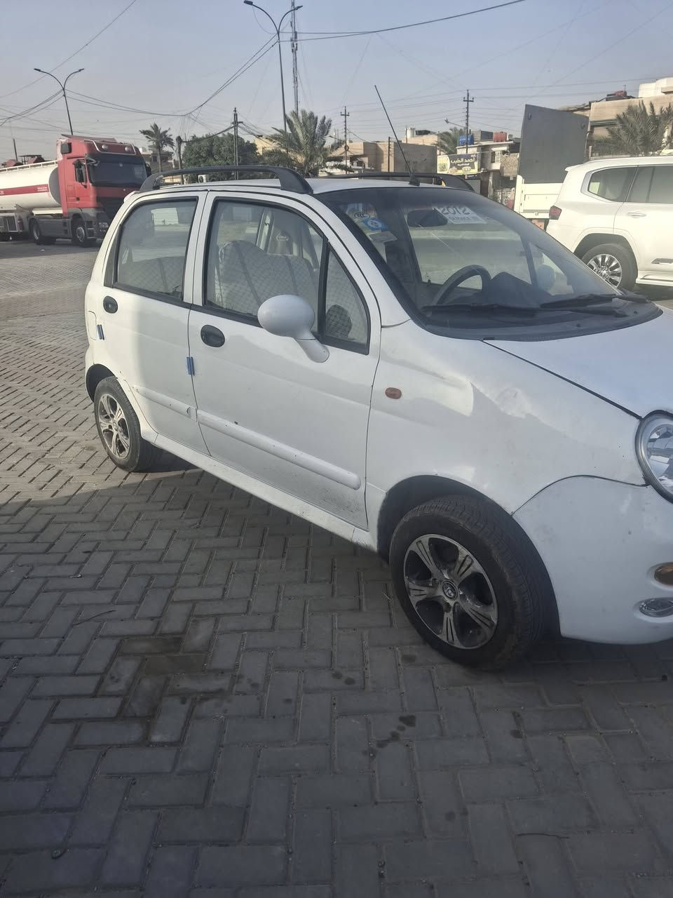 السلام عليكم شيري كيوكيو ٢٠١٢ كير مكينة نضيفات تبريد تدفة رقم بغداد نكليزي بئسمي تحويل ثاني يوم بيهة بارد كد جف بلجاملغ سيارةة نضيفة وحلوة وترايهة حلو  وغرفتهة كلش نضيفة العنوان بغداد مدينة الصدر الحبيبية ***********   السعر ٣٠ وبيهة مجال.    السيارة ماشية ٧٦
