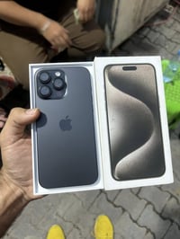 آيفون 15برو ماكس نضافه 100 جديد التلفون مامبدل اي قطعه بي بطاريه 91 ال...