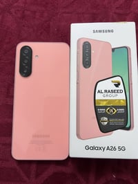 كلكسي اي ٢٦ فايف جي @ مستعمل أسبوع @  جهاز بعده جديد مع ضمان سنه   ذاك...