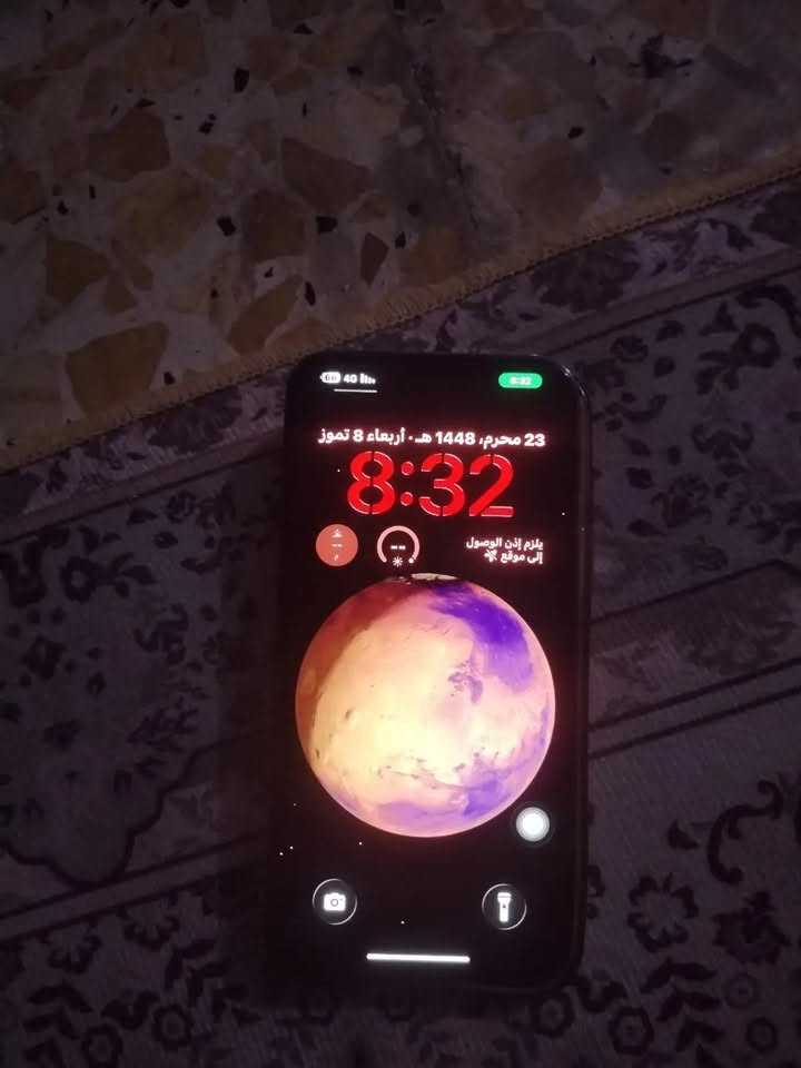 السلام عليكم أيفون 13برو ماكس 256 بطاريه 81بلادي نظافه ميه من ميه سعره 550الاستفسار على الرقم *********** مبدل فقط شاشه  فيس إيدي شغال ألشاشه 3 خيارات
