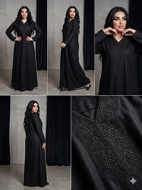 دشداشة كشمير • أسود ملكي • جملة